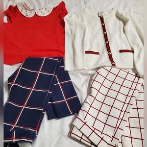 Beautiful Janie & Jack 4 pieces coordinate collection  Great quality! GOOD DEAL!